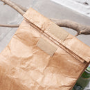 SANNE 6L Brown Paper Lunch Bag Reusable Box Sack Durable Insulated Thermal Kraft Paper Bag Snack