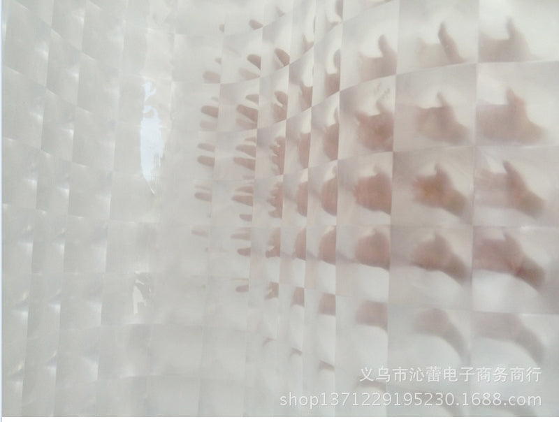 3D Cat Eye Shower Curtain Thick Waterproof