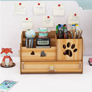 3 Colors Creative Pencil Pen Holder Storage Box Rack Desk Stationery Density Plate Multifunctional Home/Office Desktop Organizer