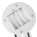 White Desktop Magnifier Plastic Magnifying Glass Standing Style With 2 LED Light