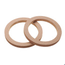 2PCS Wooden 6.5 Inch Speaker Pads Universal Durable Speaker Rings