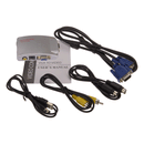 High Resolution VGA to RCA AV Video or S-Video Video Converter Video Adapter Cable PC to TV