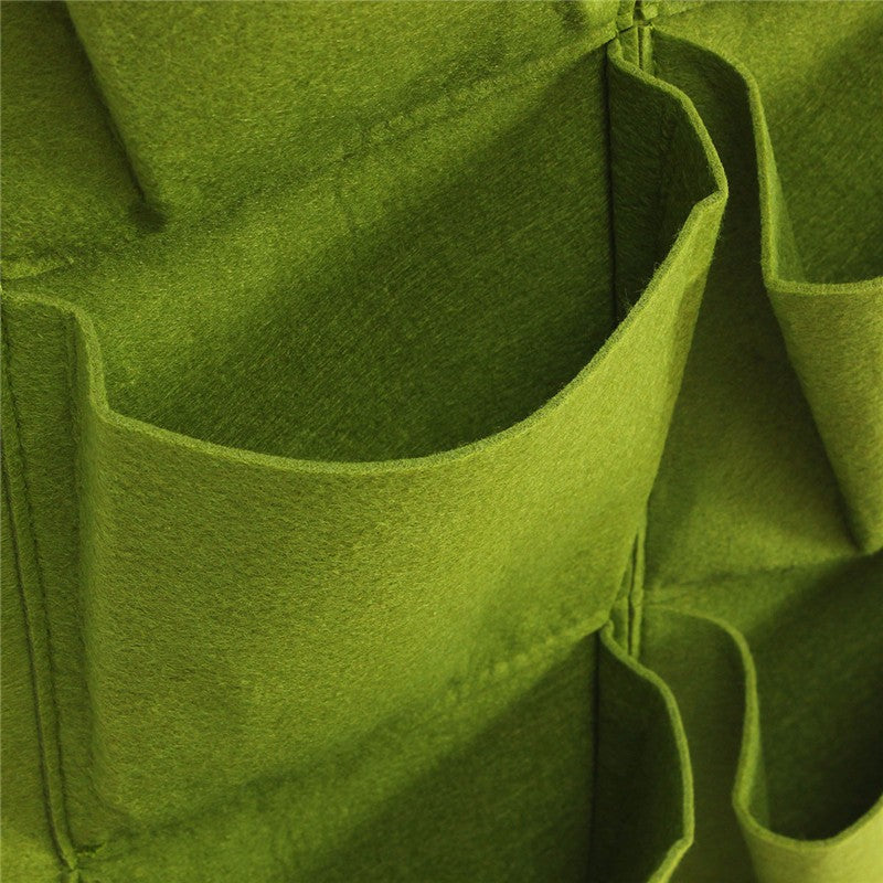 18 Pocket Vertical Greening Hang Wall Garden Seedling Plant Grow Bag Planter