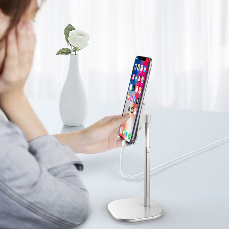 Bakeey Height Adjustable Desktop Phone Holder Tablet Stand For 4.5-10.5 inch Smart Phone Tablet