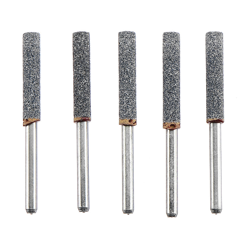 5pcs 3/16 Inch Grinding Head Stone Diamond Chainsaw Sharpener Burr Stone Set