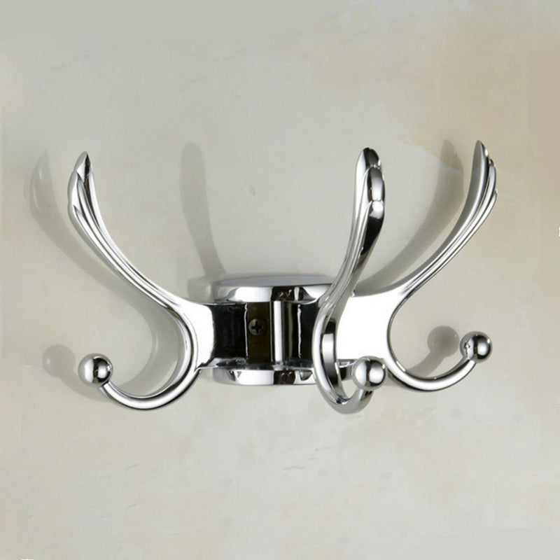 Honana Multipurpose Heavy Duty Solid MetaWall Mount Triple Swing Arms Hanging Hooks