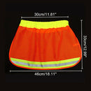 Safety Hard Hat Neck Shield Helmet Sun Shade HI VIS Reflective Stripe Orange