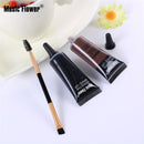 Music Flower 2 Color Eyebrow Gel Eye Brow Enhancers Waterproof Makeup Brush Set