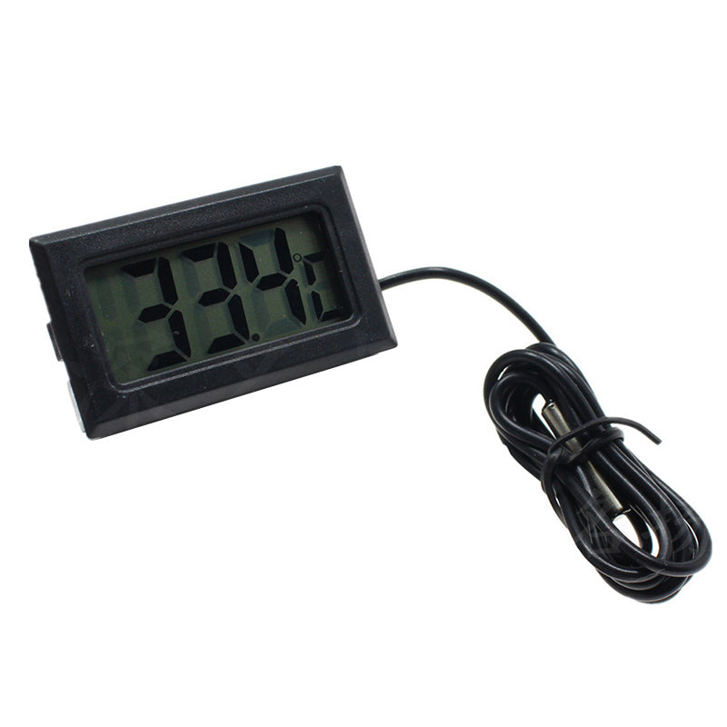 Mrosaa Digital LCD Screen Electronic Thermometer Fish Tank Temp Meter Aquarium Thermometer With Waterproof 1M Probe