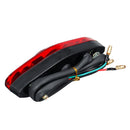 Universal DC 12V Red LED Motorcycle ATV Dirt Bike Brake Stop Running Tail Light Without Bracket