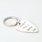 1Pcs Stainless Steel Guitar Picks with Keychain