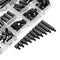 Suleve M4NH4 110Pcs M4 Nylon Hex Screw Black/White Female to Male PCB Standoff Column Set