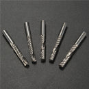 5pcs 6mm Shank Single Flute End Mill Cutter Set CEL 32mm Tungsten Steel CNC Bits