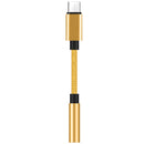 YAOMAISI Nylon Type C to 3.5mm Audio Jack Earphone Adapter Cable For Oneplus 6 Xiaomi Mi8 Mi A2