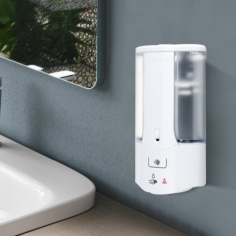 500mL Automatic Sensor Hand-Free Soap Dispenser Shampoo Bathroom Wall Mounted