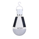 2pcs 7W Solar Powered E27 LED Rechargeable Light Bulb Tent Camping Emergency Lamp with Hook
