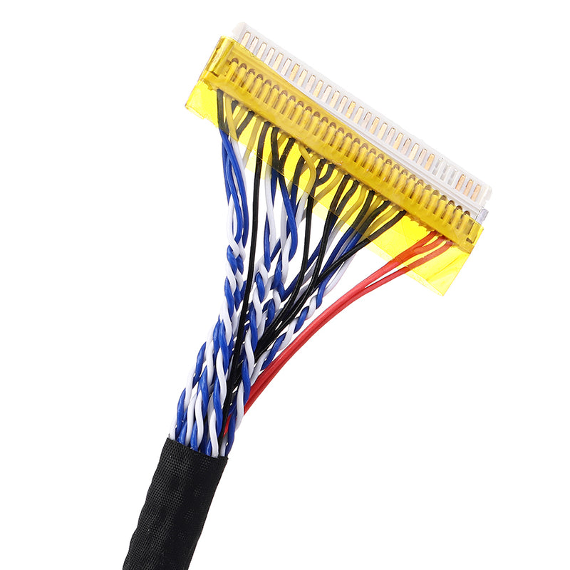 FI-X 30PIN 2CH 8-bit Large LCD TV LVDS Driver Cable 450MM Screen Line Right Power