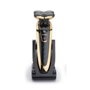 Jinding RQ5580 Five Heads Floating Seamless Veneer Electric Shaver Double Ring Net