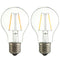 E27 A60 2W White/Warm White COB LED Filament Retro Edison Bulbs AC 220V