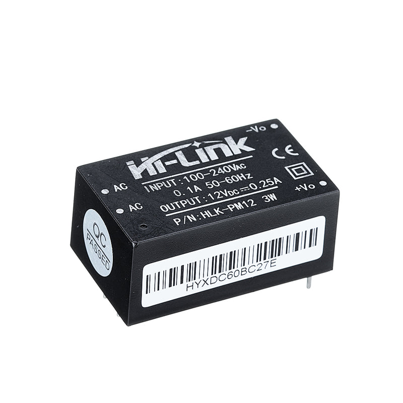HLK-PM12 AC 110-240V to DC 12V AC-DC Isolated Switching Power Supply Module Power Step Down Buck Regulator