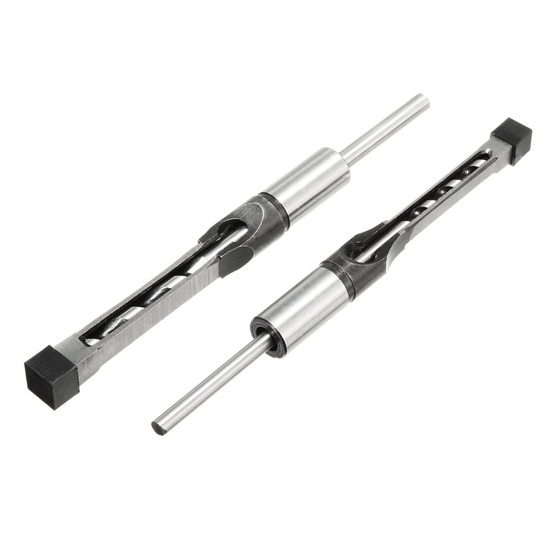 6pcs 6-16mm Woodworking Square Hole Drill Bit Set Mortising Chisel Auger Drill 6/8/9.5/12.7/14/16mm