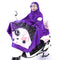 Waterproof Motorcycle Riding Raincoat Cover One-piece Double Hat Brim