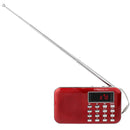 Retekess PR11 Portable Digital Tuning FM AM Radio TF Card USB Disk MP3 Music Player Flashlight
