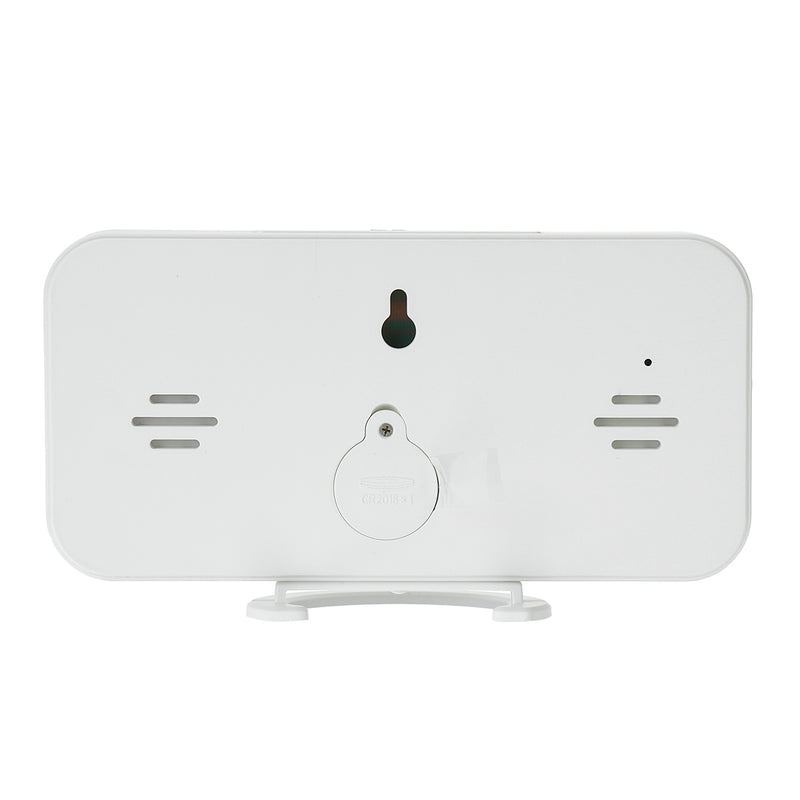 Dual USB Charger Digital LED Mirror Display Alarm Clock