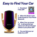 Smart Locator 10W Qi Wireless Charger Fast Charging Air Vent Infrared Induction Automatical Lock Car Mount Car Phone Holder For 4-6.5 Inch Smart Phone