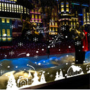 Xmas Christmas Window Sticker Snowflake Reindeer Santa Claus Tree Home Decor New Wall Sticker