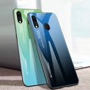 Bakeey Gradient Tempered Glass Protective Case For Samsung Galaxy M20 2019 Scratch Resistant Back Cover