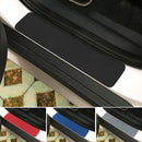 4PCS 3D Carbon Fiber Anti-scratch Waterproof Car Stickers Door Sill Decals Film for Pedal threshold