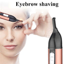 4 In 1 Portable Nose Hair Clipper Trimmer Electric Beard Shaver Nose Hair Grooming for Home Bussiness Travel