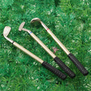 3Pcs/set Mini Golf Club Putter Ballpoint Pen Golfers Gift Box Set Desktop Decor for Office School Supplies Stationery