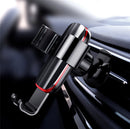 Baseus Metal Gravity Auto Lock Car Mount Air Vent Holder Stand for iPhone 8 Xiaomi Mobile Phone