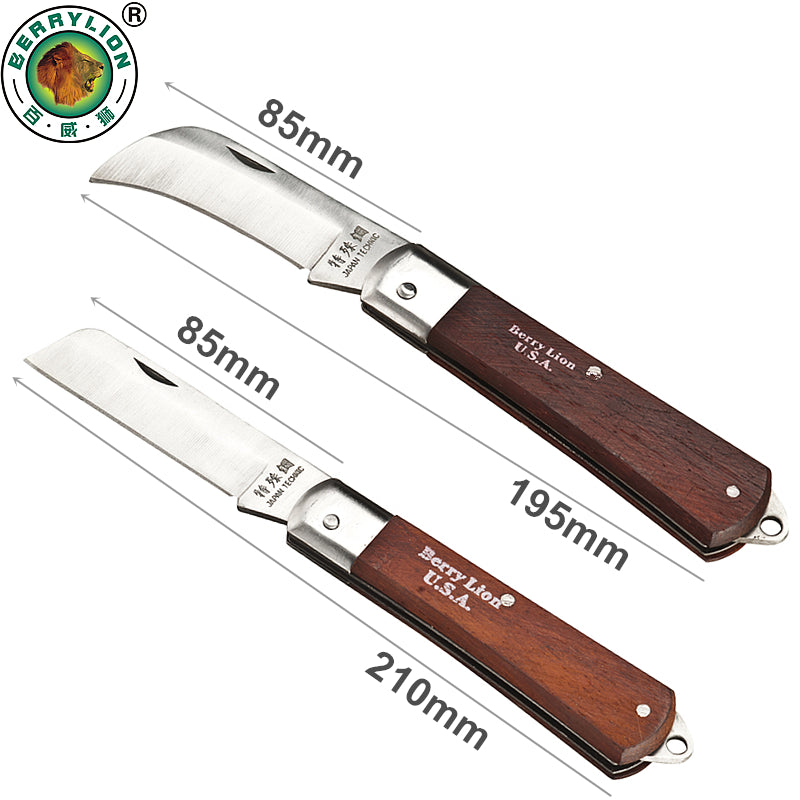 BERRYLION 2PCS Electrician Cutter Wire Stripper Cutter Folding Blade Cutter