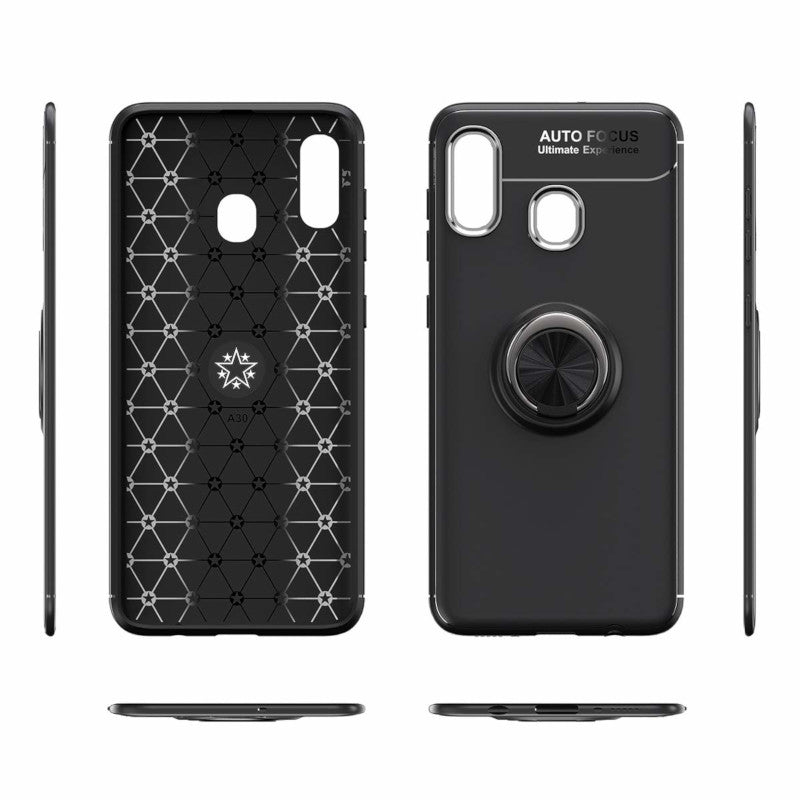 Bakeey 360 Rotating Ring Holder Magnetic Adsorption Shockproof Protective Case for Samsung Galaxy A40 2019