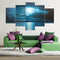 Modern Abstract Wall Decor Art Moon Sea Oil Paintings Painted Unframed