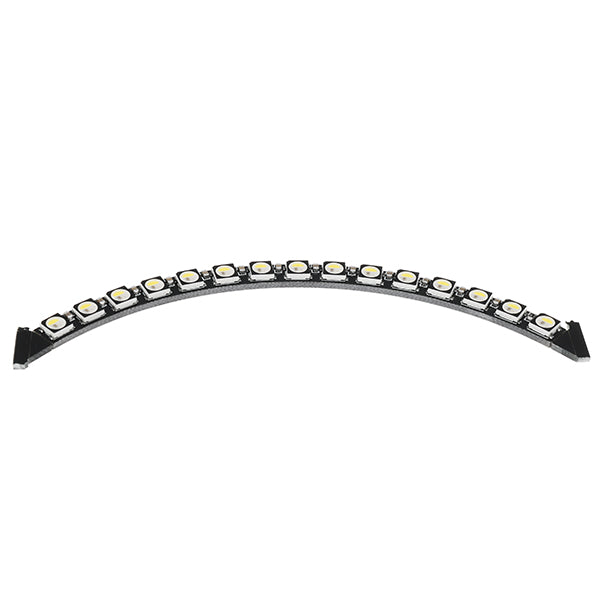 5pcs 1/4 60x 5050 RGBW 4500K LED With Integrated Drivers Natural White Ring With One Quarter Ring