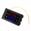 AC100-300V 0-10A Red Blue / Red Red AC Digital Dual LED Display Voltmeter Ammeter Amp Volt Voltage Current Meter Tester