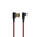 LIDNO 2.4A Type-C Micro USB Fast Charging 90 Degree Elbow Data Cable for Huawei P30 Pro Mate 30 5G Xiaomi 9Pro Redmi K30 S10+ Note 10 5G Oneplus 7T Pro