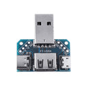 20pcs USB Adapter Board Male to Female Micro Type-C 4P 2.54mm USB4 Module Converter