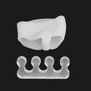 2 Pairs/ Set Toe Separator Tibia Corrector Set Forefoot Pad Toe Separator Comber Foot Care Kit