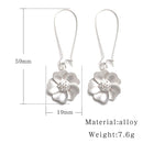 Fashion Jasmine Flower Drop Earrings Elegant Piercing Earring for Women