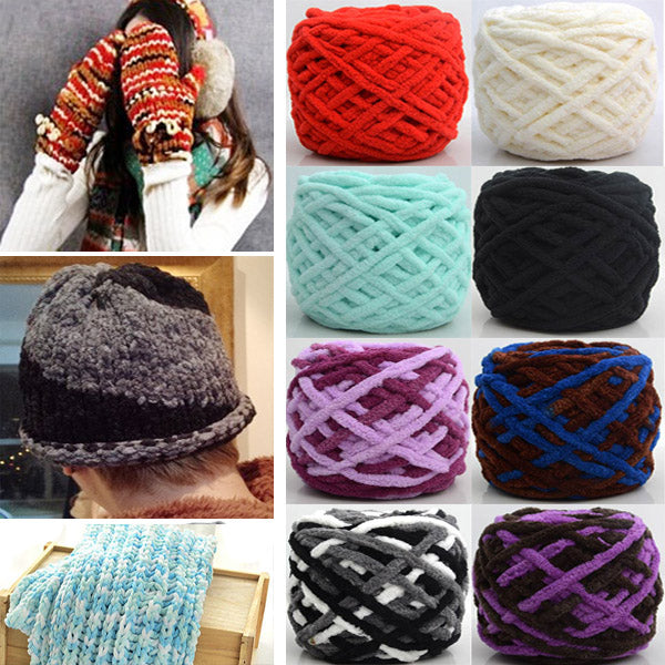 100g Thickened Sub-thread Soft Cotton Knitting Wool Yarn Scarf Hat Sweater Yarn Ball