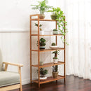 Bamboo Bookshelf Rack Multifunctional Bathroom Kitchen Living Room Holder Plant Flower Stand Utility Shoes Storage Shelf