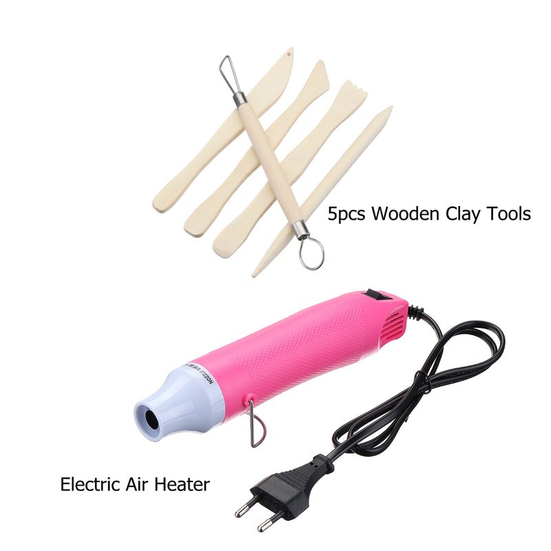 5pcs/set Wooden Polymer Clay Tools Clay Sculpting Tool Multi-functional Carving Ceramics Tools Pottery Tool