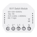 MoesHouse 90V-130V Wifi Smart Light Switch Diy Breaker Module Smart Life/Tuya APP Remote Control Works with Alexa Echo Google Home 2 Way Switch