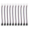 10 PCS 4 Pin 10MM Connector Wire Female Cable For SMD3528/5050 Non-Waterproof RGB LED Strip Light