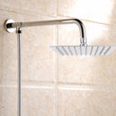 8 Inch Square Ultra Thin Stainless Steel Bathroom Rainfall Shower Head Top Sprayer